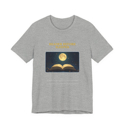 Reader Before Sleeper T-Shirt — Moonlit Book Lovers Tee