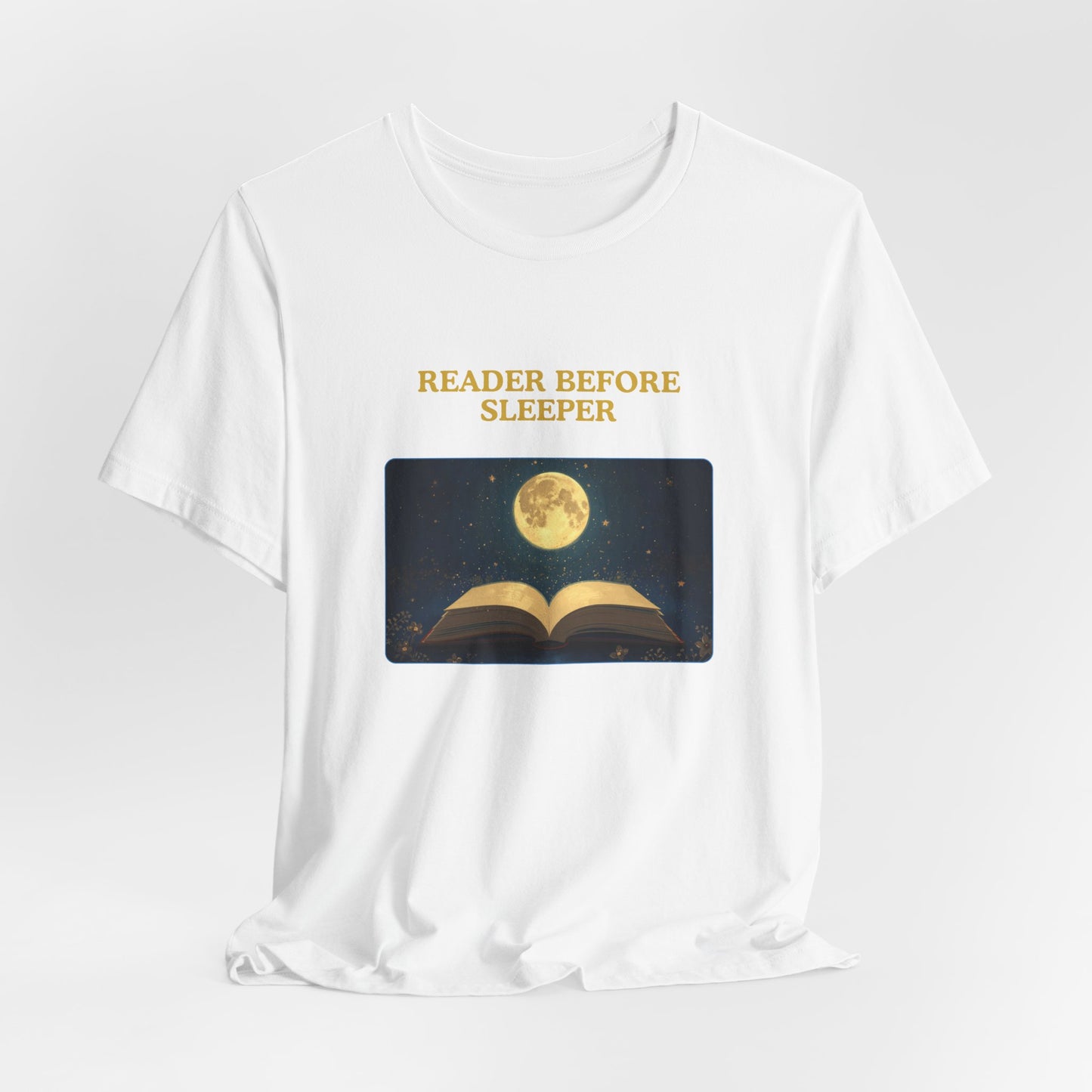 Reader Before Sleeper T-Shirt — Moonlit Book Lovers Tee