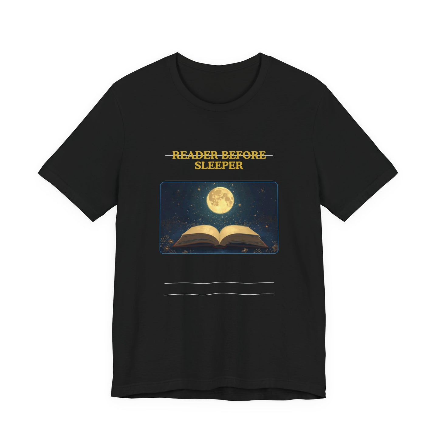Reader Before Sleeper T-Shirt — Moonlit Book Lovers Tee