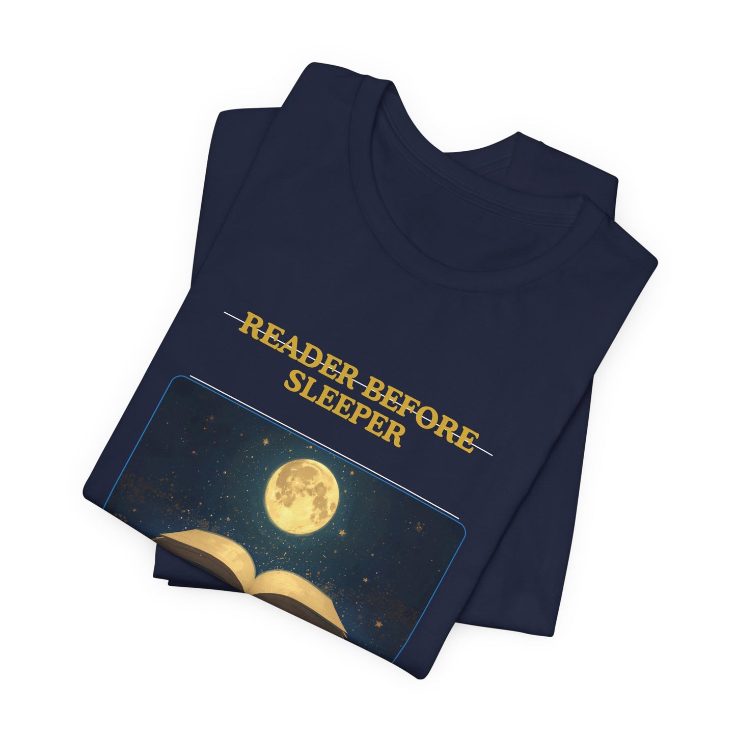 Reader Before Sleeper T-Shirt — Moonlit Book Lovers Tee