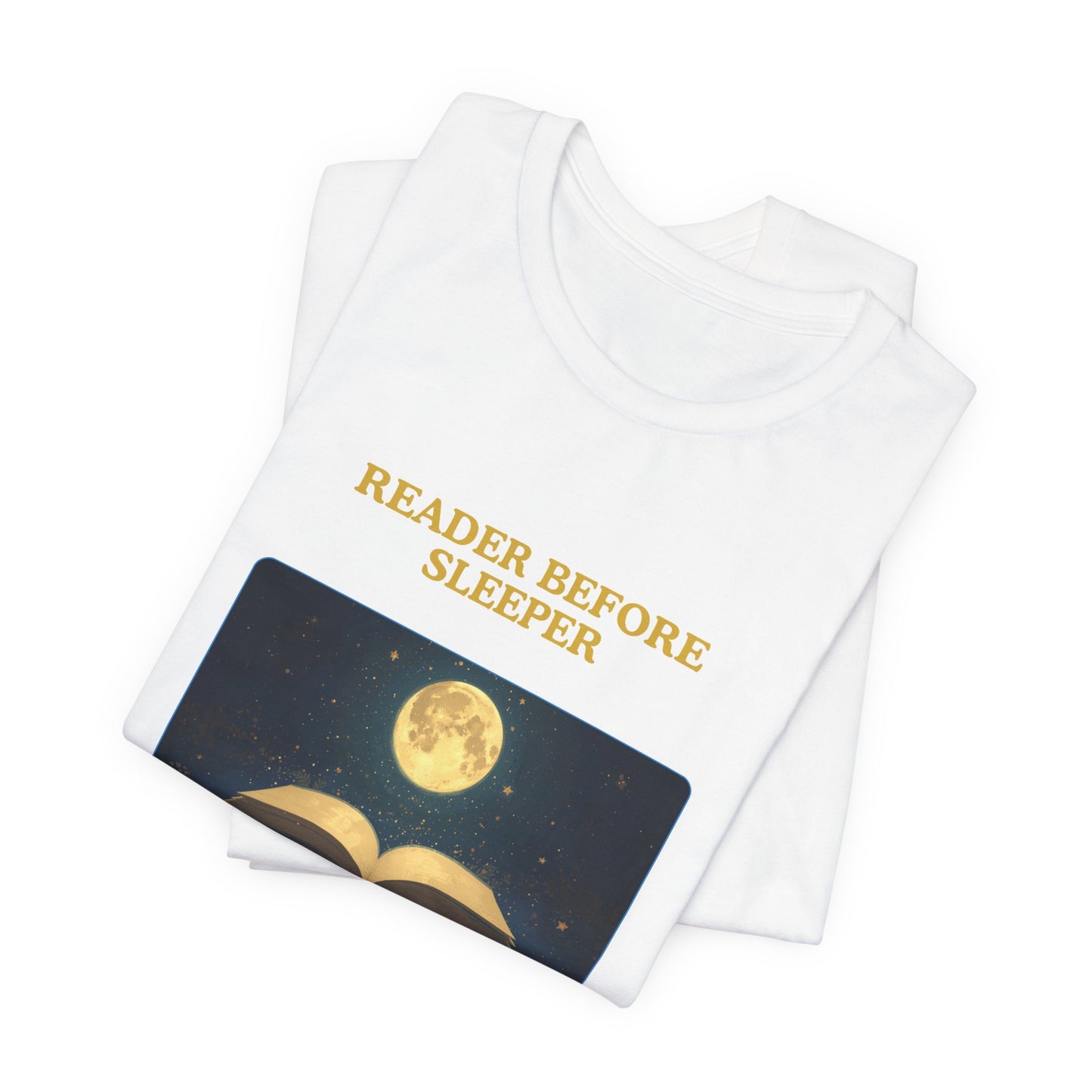 Reader Before Sleeper T-Shirt — Moonlit Book Lovers Tee
