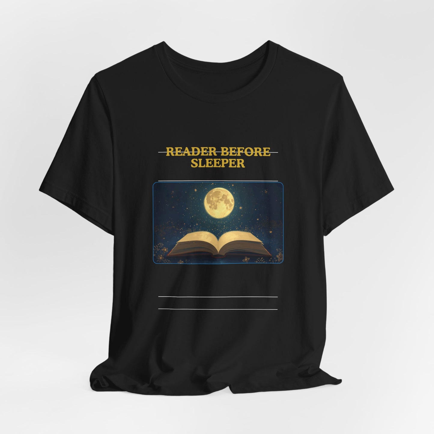 Reader Before Sleeper T-Shirt — Moonlit Book Lovers Tee