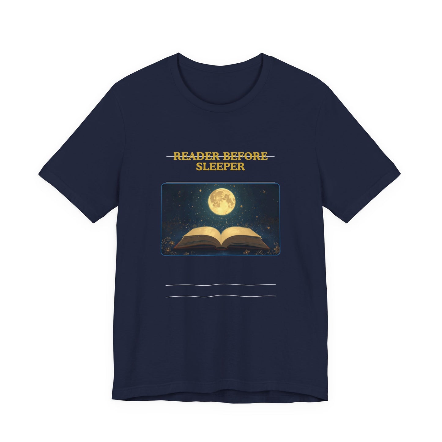 Reader Before Sleeper T-Shirt — Moonlit Book Lovers Tee